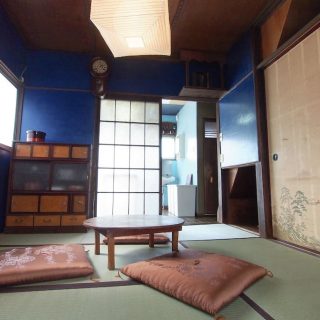 根津長屋リノベーション（居間）