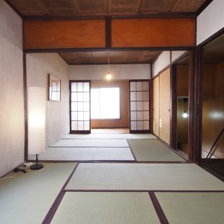 根津長屋のリノベーション　和室